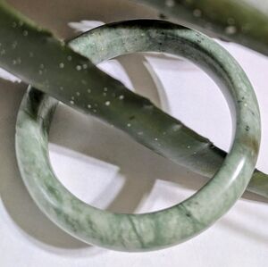 Vintage Jadeite Bangle Bracelet